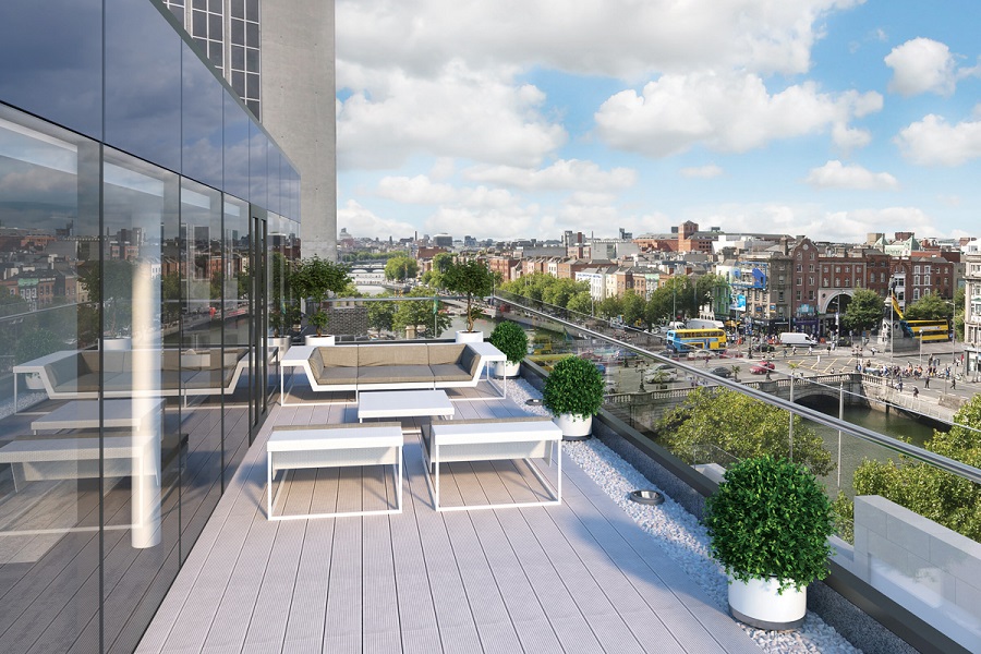 Exceptional Roof Top Terraces Occupiers will avail of two generously sized roof top terraces on the 5th and 6th floor which overlook cafes, bars, restaurants, retail and a wealth of public transport options.