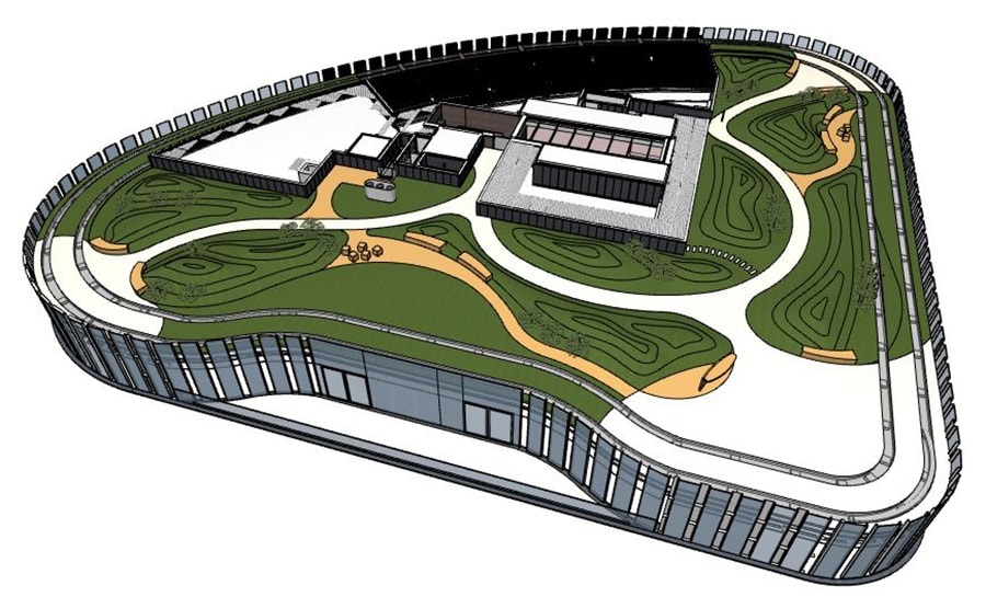 In 2011, it was very innovative to push for a roof garden In 2011, it was very innovative to push for a roof garden